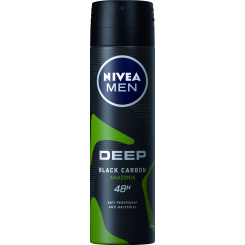 Nivea Men Deep Black Carbon Amazonia antiperspirant, 150 ml