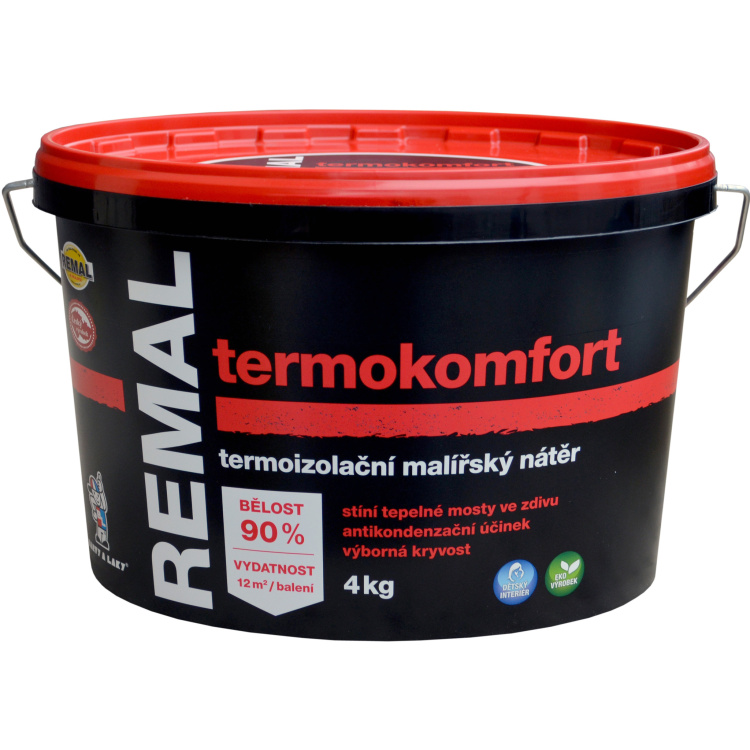 REMAL Termokomfort termoizolační barva na zeď, 4 kg